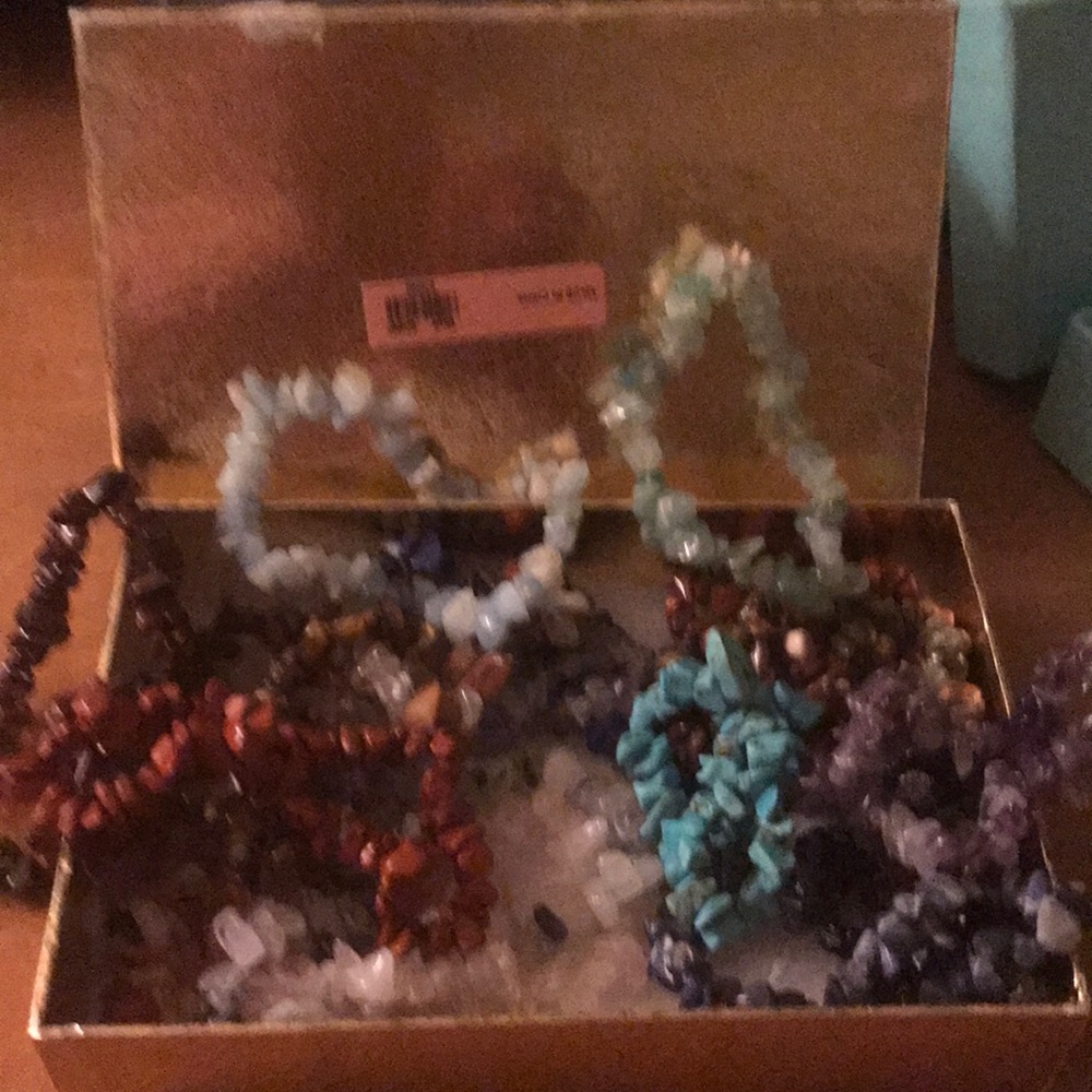 Colored quartz bracelets. Single or more.